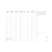 Quo Vadis Kalendereinlage 015006Q, Minister, 1 Woche / 2 Seiten, 160x240mm, 2025 3371010122783 Quo Vadis