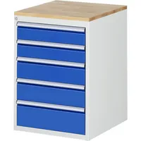 RAU GmbH RAU Schubl.schrank 580x650x825mm B-Top-25mm 7xSchublade-TA l.gre.bl 4040376059628 RAU GmbH