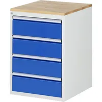 RAU GmbH RAU Schubl.schrank 580x650x825mm B-Top-25mm 4xSchublade-TA l.gre.bl 4040376223944 RAU GmbH