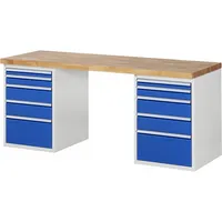 RAU GmbH RAU Werkbank 2000x700x890mm 10xSchublade-TA l.gre.bl 4040376089489 RAU GmbH
