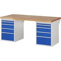 RAU GmbH RAU Werkbank 2000x900x890mm 10xSchublade-TA l.gre.bl 4040376092748 RAU GmbH