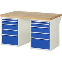 RAU GmbH RAU Werkbank 1500x900x890mm 10xSchublade-TA l.gre.bl 4040376135797 RAU GmbH