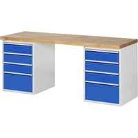 RAU GmbH RAU Werkbank 2000x700x890mm 8xSchublade-TA l.gre.bl 4040376241443 RAU GmbH