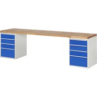 RAU GmbH RAU Werkbank 3000x700x890mm 8xSchublade-TA l.gre.bl 4040376258175 RAU GmbH