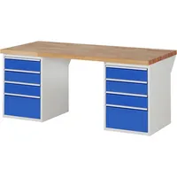 RAU GmbH RAU Werkbank 2000x900x890mm 8xSchublade-TA l.gre.bl 4040376243201 RAU GmbH