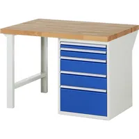 RAU GmbH RAU Werkbank 1250x900x890mm 5xSchublade-TA l.gre.bl 4040376246325 RAU GmbH