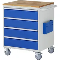 RAU GmbH RAU Montagewagen 770x650x975mm 4xSchub-TA Top 25mm l.gre.bl 4040376250452 RAU GmbH