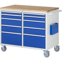 RAU GmbH RAU Montagewagen 1145x650x975mm 10xSchub-TA Top 25mm l.gre.bl 4040376062000 RAU GmbH
