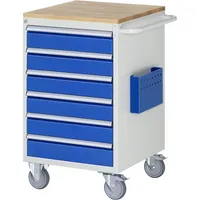 RAU GmbH RAU Montagewagen 580x650x975mm 6xSchub-TA Top 25mm l.gre.bl 4040376239259 RAU GmbH