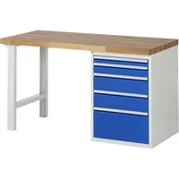 RAU GmbH RAU Werkbank 1500x700x890mm 5xSchublade-TA l.gre.bl 4040376253217 RAU GmbH