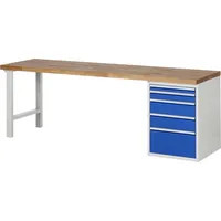 RAU GmbH RAU Werkbank 2500x700x890mm 5xSchublade-TA l.gre.bl 4040376260352 RAU GmbH