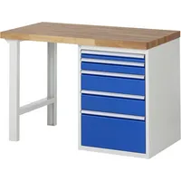 RAU GmbH RAU Werkbank 1250x700x890mm 5xSchublade-TA l.gre.bl 4040376244918 RAU GmbH