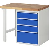 RAU GmbH RAU Werkbank 1000x700x890mm 4xSchublade-TA l.gre.bl 4040376259684 RAU GmbH