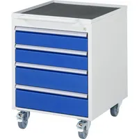 RAU GmbH RAU Rollcontainer 580x650x745mm 4xSchub-TA l.gre.bl 4040376875143 RAU GmbH