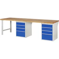 RAU GmbH RAU Werkbank 3000x900x890mm 20xSchublade-TA l.gre.bl 4040376223746 RAU GmbH