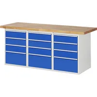 RAU GmbH RAU Werkbank 2000x700x890mm 12xSchublade-TA l.gre.bl 4040376266446 RAU GmbH