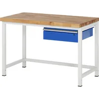 RAU GmbH RAU Werkbank 1250x700x840-1040mm 1xSchublade-TA l.gre.bl 4040376177575 RAU GmbH