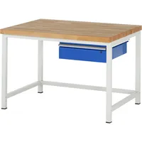 RAU GmbH RAU Werkbank 1250x900x840-1040mm 1xSchublade-TA l.gre.bl 4040376208231 RAU GmbH