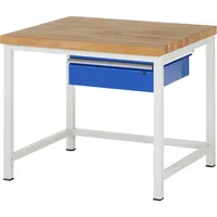 RAU GmbH RAU Werkbank 1000x900x840-1040mm 1xSchublade-TA l.gre.bl 4040376077073 RAU GmbH