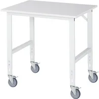 RAU GmbH RAU Arbeitstisch 1000x800x910-1230 fahrbar M-Platte 22mm l.gr 4040376496072 RAU GmbH