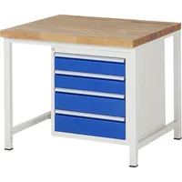 RAU GmbH RAU Werkbank 1000x900x840-1040mm 4xSchublade-TA l.gre.bl 4040376263759 RAU GmbH