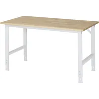 RAU GmbH RAU Arbeitstisch 1500x800x760-1080 B-Platte 25mm l.gr 4040376068057 RAU GmbH