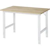 RAU GmbH RAU Arbeitstisch 1250x800x760-1080 B-Platte 25mm l.gr 4040376796851 RAU GmbH