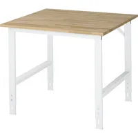 RAU GmbH RAU Arbeitstisch 1000x1000x760-1080 B-Platte 25mm l.gr 4040376854698 RAU GmbH