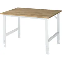 RAU GmbH RAU Arbeitstisch 1250x1000x760-1080 B-Platte 25mm l.gr 4040376858283 RAU GmbH