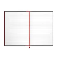 Oxford Notizbuch 400047606, Black n' Red, schwarz, A4, liniert, 90g, 70 Blatt / 140 Seiten 5904017027621 Oxford