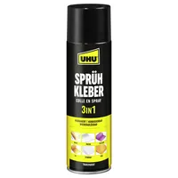 UHU Sprühkleber 48905 3 in 1, 500ml, permanent/korrigierbar/wiederablösbar 4026700489057 UHU 500 Milliliter