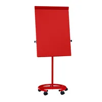 Maul Flipchart MAULoffice, 6375025, 70x100cm (BxH), rot, mit Rollen 4002390042512 Maul