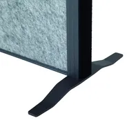 MAUL Akustik-Trennwand MAULconnecto 9605089, dunkelgrau, braun 100,0 x 182,0 cm, 1 St.