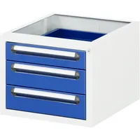 RAU GmbH RAU Unterbaucontainer 480x600x395mm 3xSchublade l.gre.bl 4040376864017 RAU GmbH