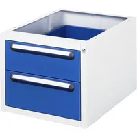 RAU GmbH RAU Unterbaucontainer 480x600x395mm 2xSchublade l.gre.bl 4040376897718 RAU GmbH
