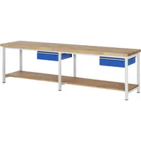 RAU GmbH RAU Werkbank 3000x700x840-1040mm 2xSchublade-TA l.gre.bl 4040376114310 RAU GmbH