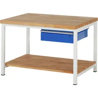 RAU GmbH RAU Werkbank 1250x900x840-1040mm 1xSchublade-TA l.gre.bl 4040376224514 RAU GmbH