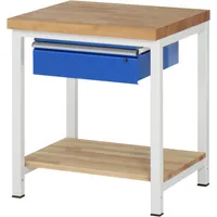 RAU GmbH RAU Werkbank 750x700x840-1040mm 1xSchublade-TA l.gre.bl 4040376264725 RAU GmbH