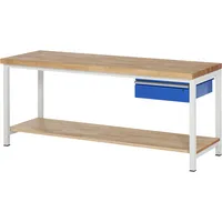 RAU GmbH RAU Werkbank 2000x700x840-1040mm 1xSchublade-TA l.gre.bl 4040376258359 RAU GmbH