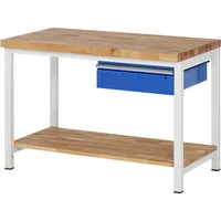 RAU GmbH RAU Werkbank 1250x700x840-1040mm 1xSchublade-TA l.gre.bl 4040376145215 RAU GmbH