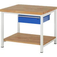 RAU GmbH RAU Werkbank 1000x900x840-1040mm 1xSchublade-TA l.gre.bl 4040376111623 RAU GmbH
