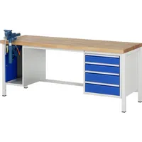RAU GmbH RAU Werkbank 2000x700x840-1040mm 4xSchublade-TA SSKL l.gre.bl 4040376245359 RAU GmbH