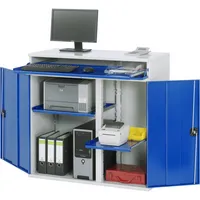 RAU GmbH RAU Computerschrank 1100x520x1060mm stationär l.gre.bl 4040376952035 RAU GmbH