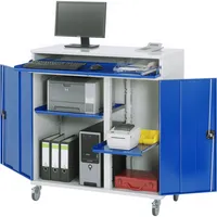RAU GmbH RAU Computerschrank 1100x520x1185mm mobil l.gre.bl 4040376919212 RAU GmbH