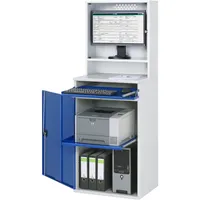 RAU GmbH RAU Computerschrank 650x520x1770mm Monitorgehäuse stationär l.gre.bl 4040376919304 RAU GmbH