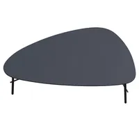 PAPERFLOW Beistelltisch LAZY, 40cm (H), 93x40x50cm (BxT), Trapezform, schwarz / schwarz 3660141226263 PAPERFLOW