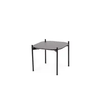 PAPERFLOW Beistelltisch MEET, 40cm (H), 50x40x50cm (BxT), quadratisch, schwarz / schwarz 3660141226287 PAPERFLOW