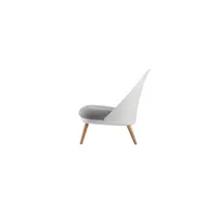 meet powered by PAPERFLOW Sessel COCOON weiß buche Kunststoff 70,0 x 65,5 x 75,5 cm, 1 St.