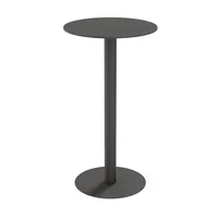meet powered by PAPERFLOW CROSS Stehtisch rund HPL-Platte schwarz 60,0 x 60,0 x 110,0 cm, 1 St.