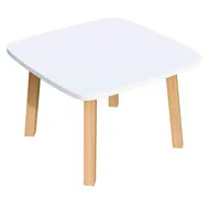 PAPERFLOW Beistelltisch Woody, 40cm (H), 60x40x60cm (BxT), quadratisch, weiß / braun 3660141221688 PAPERFLOW